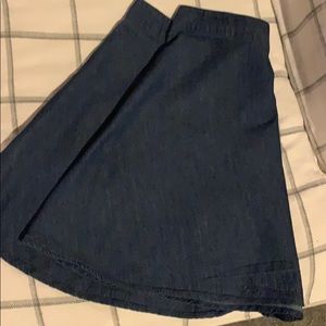 Denim skirt!
